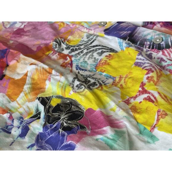 ROBERT GRAHAM MACIE CAROLINE DRESS COTTON BLEND M - Picture 10 of 13